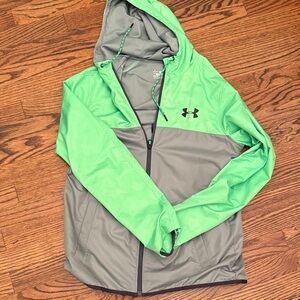 Under Armour Lime and Gray Jacket